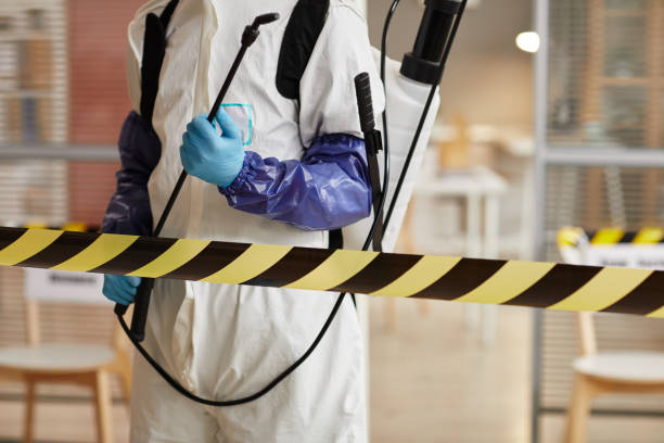 Professional Sewage Cleanup technician working in South Bend, IN